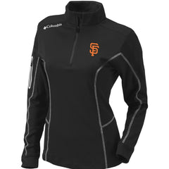 San Francisco Giants Columbia Women's Omni-Wick Shotgun Quarter-Zip Pullover Top | MLB Shop
