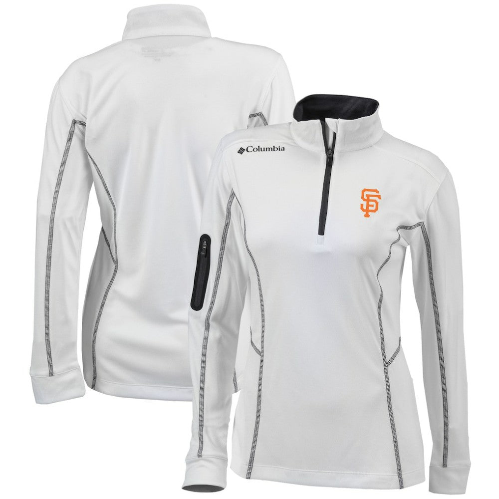San Francisco Giants Columbia Women's Omni-Wick Shotgun Quarter-Zip Pullover Top | MLB For sale