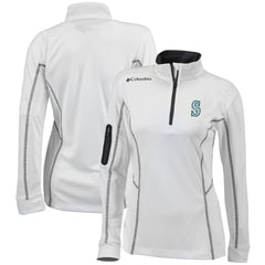 Seattle Mariners Columbia Women's Omni-Wick Shotgun Quarter-Zip Pullover Top | MLB Outlet