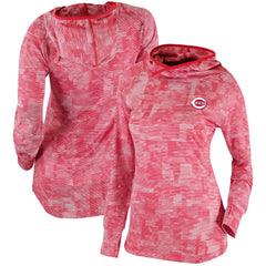 Cincinnati Reds Columbia Women's Omni-Wick Sunday Ball Pullover Hoodie | MLB Sale