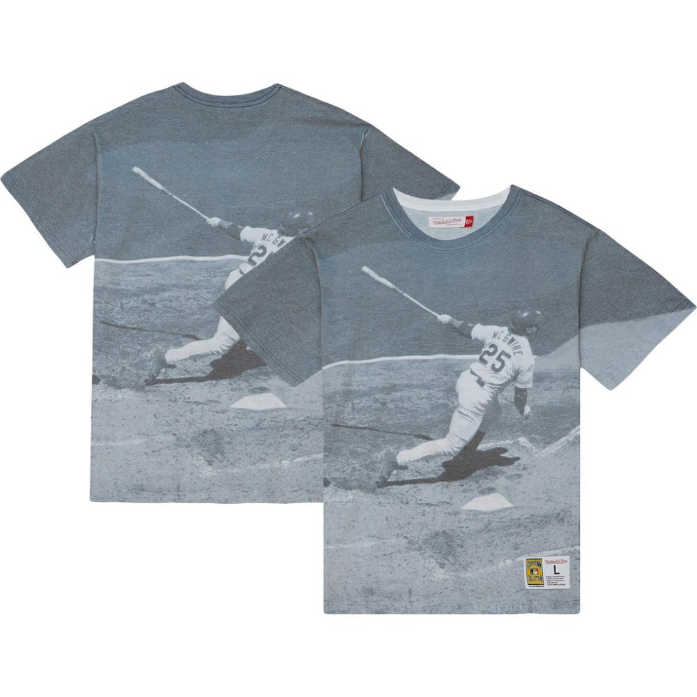 Mark McGwire St. Louis Cardinals Mitchell & Ness Cooperstown Collection Highlight Sublimated Player Graphic T-Shirt | MLB Sale