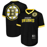 Boston Bruins Pro Standard Classic Mesh V-Neck T-Shirt On Sale