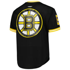 Boston Bruins Pro Standard Classic Mesh V-Neck T-Shirt On Sale