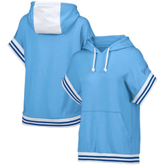 New York Yankees Lusso Women's Mabel Tri-Blend Short Sleeve Pullover Hoodie | MLB Shop