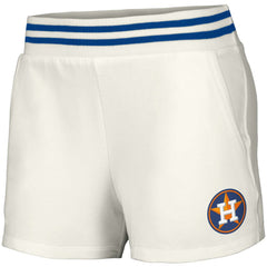 Houston Astros Lusso Women's Maeg Tri-Blend Pocket Shorts | MLB Sale