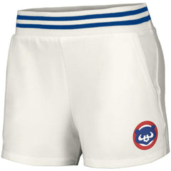 Chicago Cubs Lusso Women's Maeg Tri-Blend Pocket Shorts | MLB For sale
