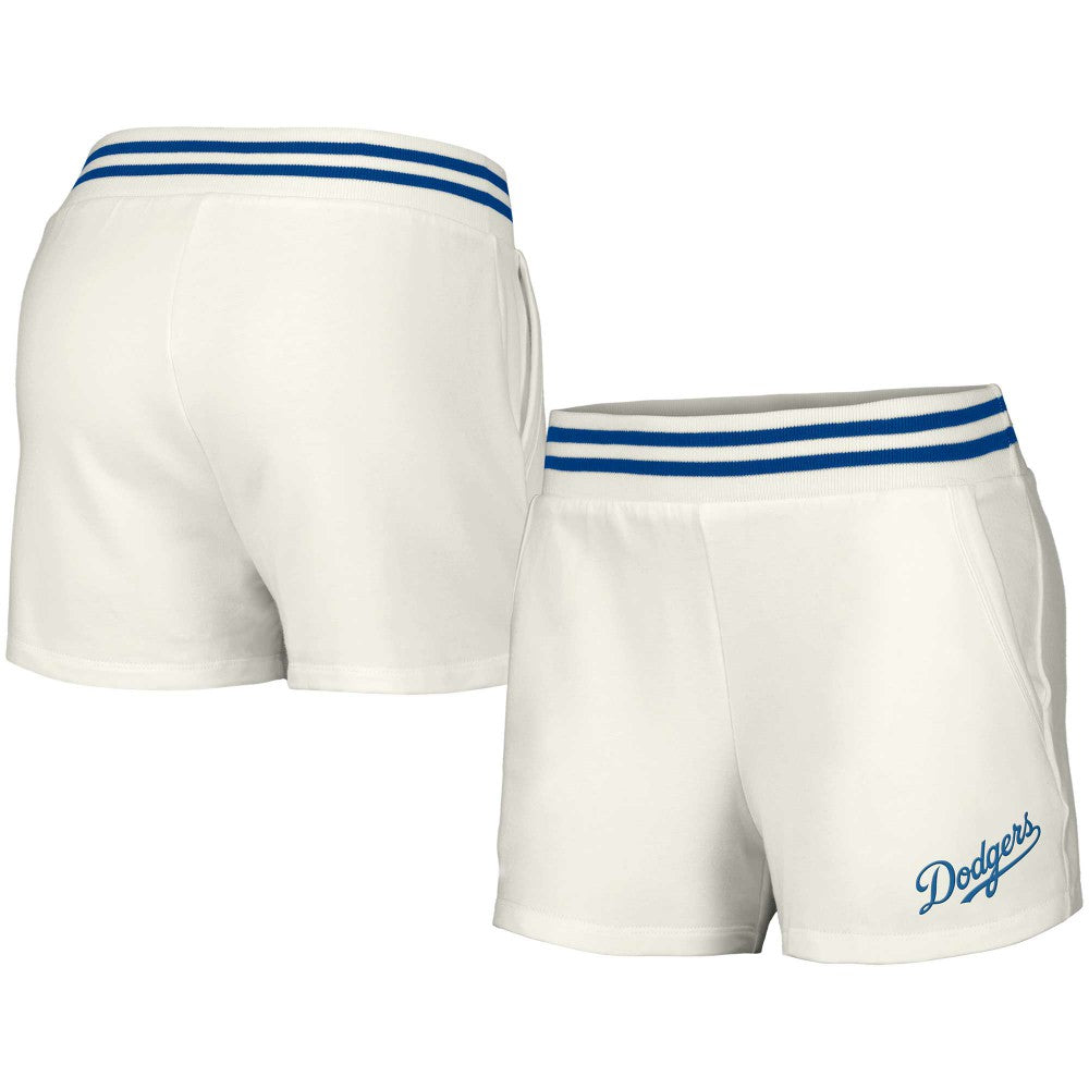 Los Angeles Dodgers Lusso Women's Maeg Tri-Blend Pocket Shorts | MLB Outlet