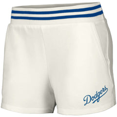 Los Angeles Dodgers Lusso Women's Maeg Tri-Blend Pocket Shorts | MLB Outlet