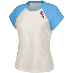 St. Louis Cardinals Lusso Women's Nikki Raglan T-Shirt | MLB Shop