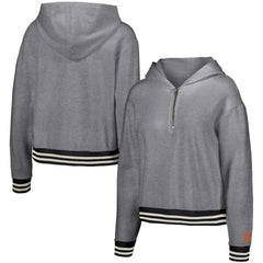 San Francisco Giants Lusso Women's Magnolia Tri-Blend Quarter-Zip Hoodie | MLB US