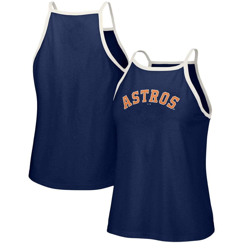 Houston Astros Lusso Women's Nadine Halter Tank Top | MLB Online