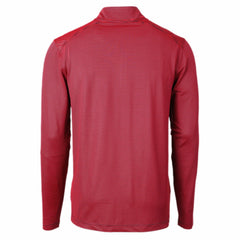 Cleveland Guardians Cutter & Buck Virtue Eco Pique Micro Stripe Recycled Quarter-Zip Pullover Top | MLB US