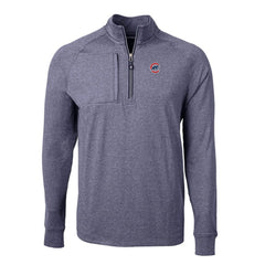 Chicago Cubs Cutter & Buck Adapt Eco Knit Stretch Recycled Quarter-Zip Pullover Top | MLB Sale