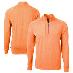 Detroit Tigers Cutter & Buck Adapt Eco Knit Stretch Recycled Quarter-Zip Pullover Top | MLB US