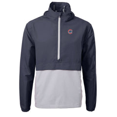 Chicago Cubs Cutter & Buck Charter Eco Recycled Half-Zip Anorak Jacket | MLB Shop