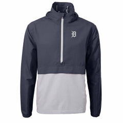 Detroit Tigers Cutter & Buck Charter Eco Recycled Half-Zip Anorak Jacket | MLB Discount