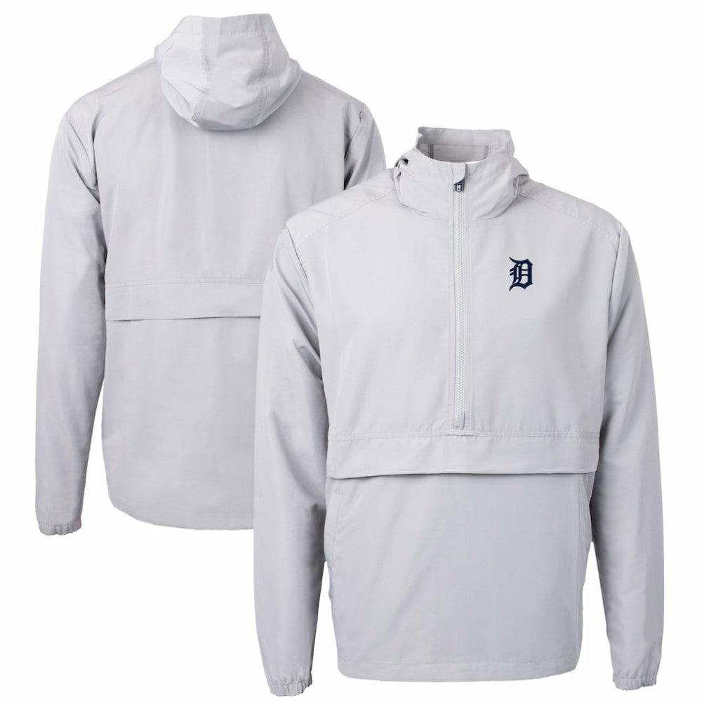 Detroit Tigers Cutter & Buck Charter Eco Recycled Half-Zip Anorak Jacket | MLB On Sale