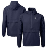 New York Yankees Cutter & Buck Charter Eco Recycled Half-Zip Anorak Jacket | MLB Near me