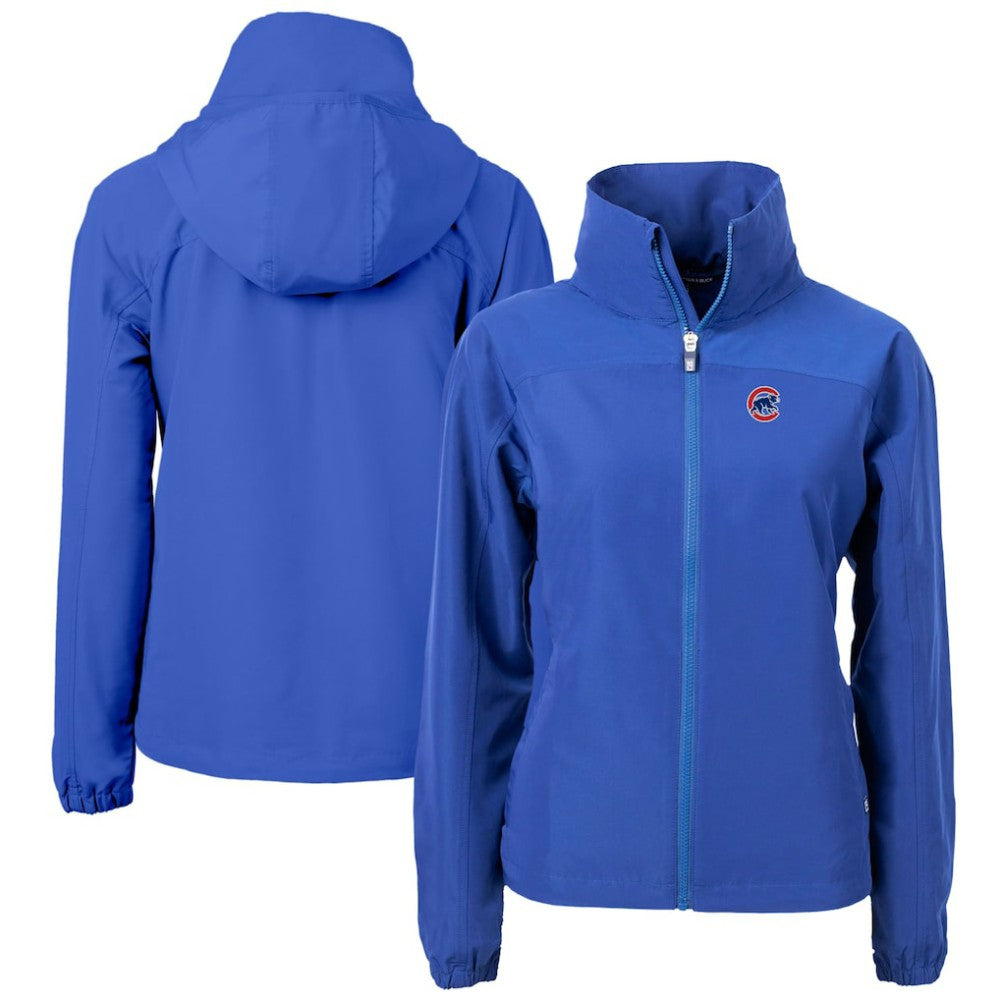Chicago Cubs Cutter & Buck Women's Charter Eco Recycled Full-Zip Jacket | MLB Outlet