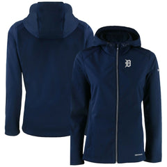 Detroit Tigers Cutter & Buck Women's Evoke Eco Softshell Recycled Full-Zip Jacket | MLB Shop