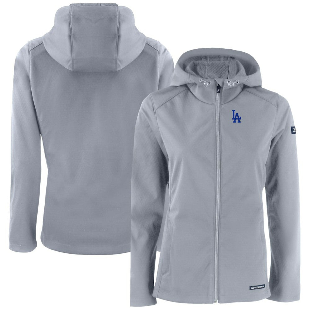 Los Angeles Dodgers Cutter & Buck Women's Evoke Eco Softshell Recycled Full-Zip Jacket | MLB Shop