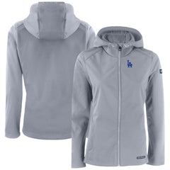 Los Angeles Dodgers Cutter & Buck Women's Evoke Eco Softshell Recycled Full-Zip Jacket | MLB Shop