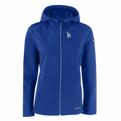 Los Angeles Dodgers Cutter & Buck Women's Evoke Eco Softshell Recycled Full-Zip Jacket | MLB On Sale