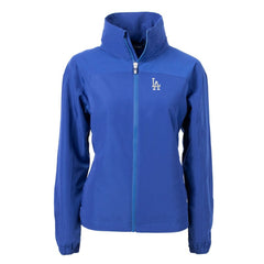 Los Angeles Dodgers Cutter & Buck Women's Charter Eco Recycled Full-Zip Jacket | MLB New