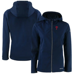 Philadelphia Phillies Cutter & Buck Women's Evoke Eco Softshell Recycled Full-Zip Jacket | MLB For sale