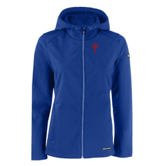 Philadelphia Phillies Cutter & Buck Women's Evoke Eco Softshell Recycled Full-Zip Jacket | MLB Online