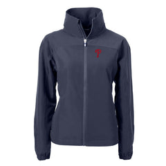 Philadelphia Phillies Cutter & Buck Women's Charter Eco Recycled Full-Zip Jacket | MLB Discount