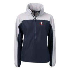 Minnesota Twins Cutter & Buck Women's Charter Eco Recycled Half-Zip Anorak Jacket | MLB Online