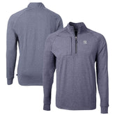 New York Yankees Cutter & Buck Big & Tall Adapt Eco Knit Stretch Recycled Quarter-Zip Pullover Top | MLB Sale