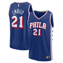 Joel Embiid Philadelphia 76ers Fast Break Replica Jersey Discount
