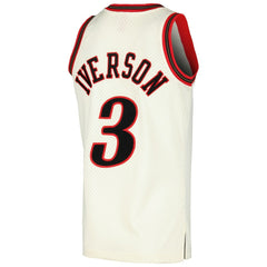 Allen Iverson Philadelphia 76ers Chainstitch Swingman Jersey New