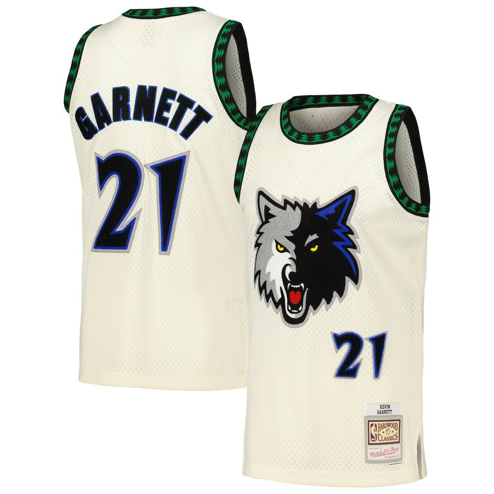 Kevin Garnett Minnesota Timberwolves Chainstitch Swingman Jersey Discount