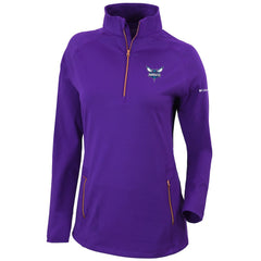 Charlotte Hornets Women's Omni-Wick Outward Nine Quarter-Zip Pullover Top On Sale