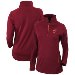 Cleveland Cavaliers Women's Omni-Wick Outward Nine Quarter-Zip Pullover Top sale Online