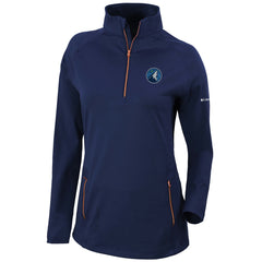 Minnesota Timberwolves Women's Omni-Wick Outward Nine Quarter-Zip Pullover Top Online