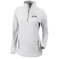 San Antonio Spurs Women's Omni-Wick Outward Nine Quarter-Zip Pullover Top On Sale