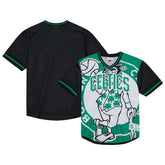 Boston Celtics Jumbotron 3.0 Mesh V-Neck T-Shirt On Sale