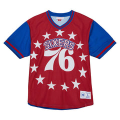 Philadelphia 76ers Jumbotron 3.0 Mesh V-Neck T-Shirt For Sale