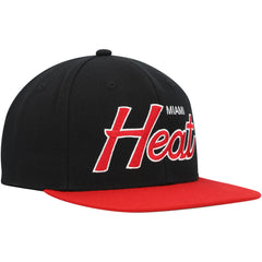 Miami Heat Hardwood Classics MVP Team Script 2.0 Snapback Hat Online