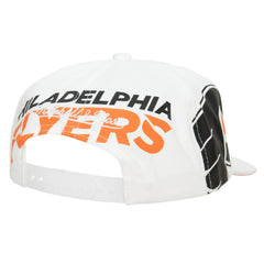 Philadelphia Flyers Mitchell & Ness In Your Face Deadstock Snapback Hat On Sale