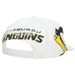 Pittsburgh Penguins Mitchell & Ness In Your Face Deadstock Snapback Hat On Sale