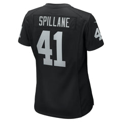 Las Vegas Raiders Nike Robert Spillane Women's Game Player Jersey