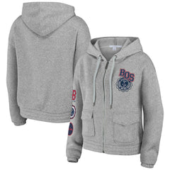 Boston Red Sox WEAR by Erin Andrews Women's Full-Zip Hoodie | MLB On Sale