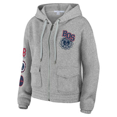 Boston Red Sox WEAR by Erin Andrews Women's Full-Zip Hoodie | MLB On Sale