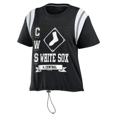 Chicago White Sox WEAR by Erin Andrews Women's Cinched Colorblock T-Shirt | MLB Online