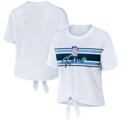 Minnesota Twins WEAR by Erin Andrews Women's Front Tie T-Shirt | MLB New